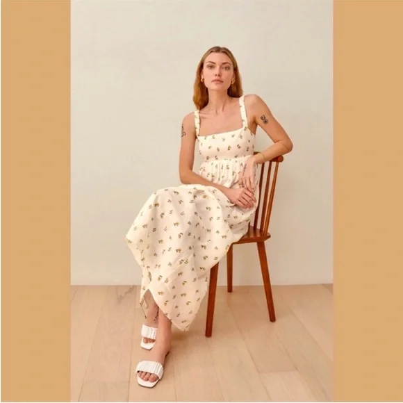 Reformation Tana Linen Sundress - Picture 1 of 10